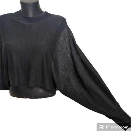Wilfred Free XXS Black Dolman Sleeve Sweater - Picture 3 of 5